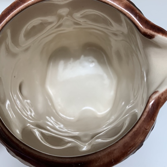 EUC Vintage 80’s Ceramic Sleepy Owl Creamer and Sugar Bowl With Lid - Picture 8 of 10